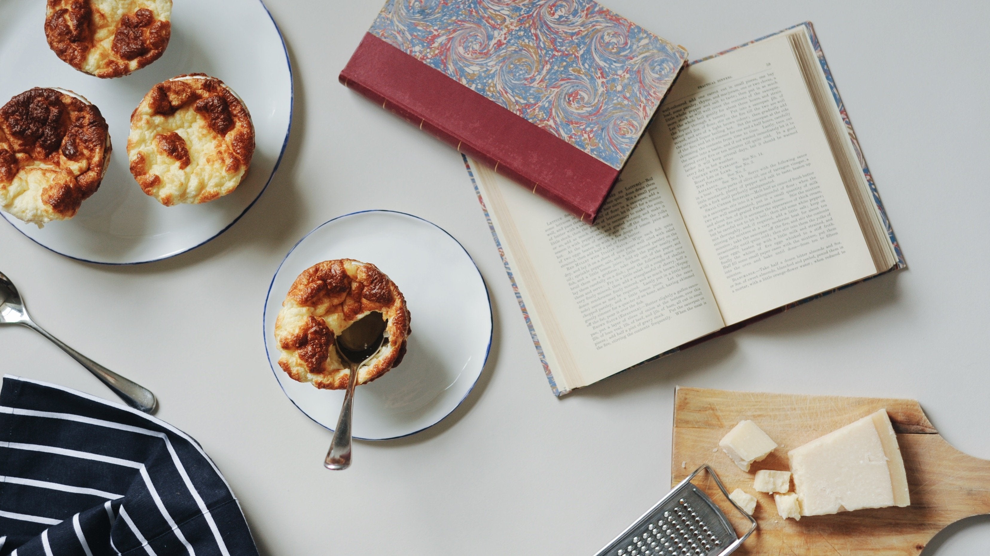 My Great Great Grandpa's Cookbook: Parmesan Soufflé