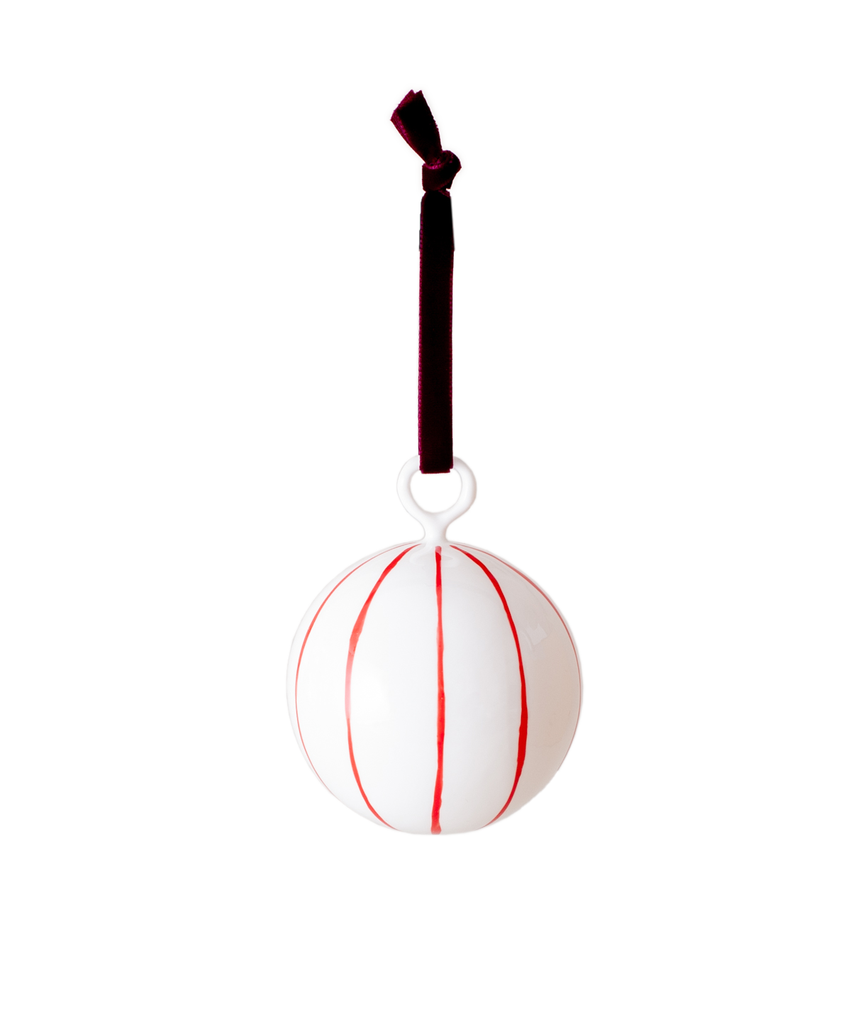 Fine Bone China Geranium Bauble