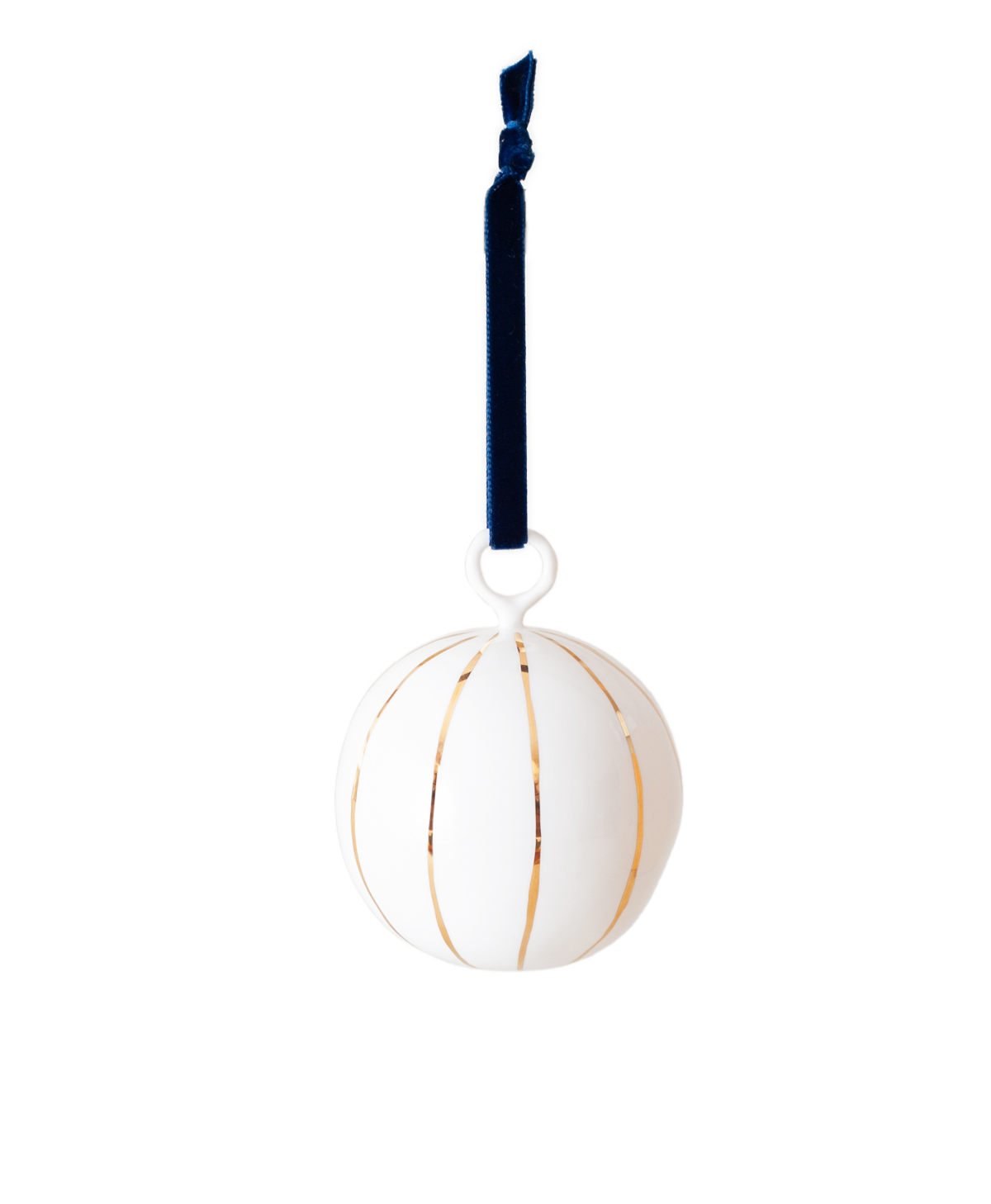 Fine Bone China Gold Bauble
