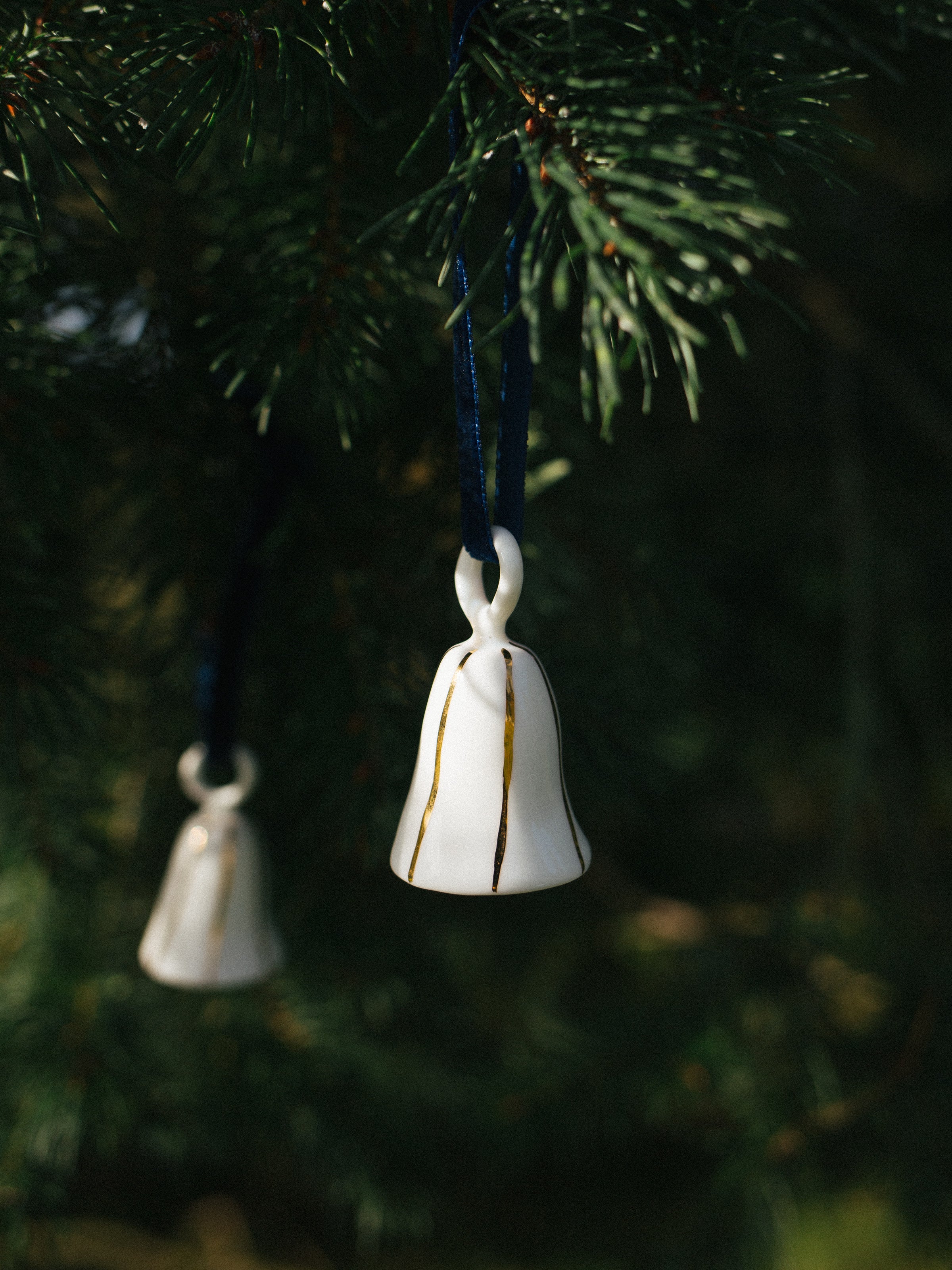 Fine Bone China Gold Bell