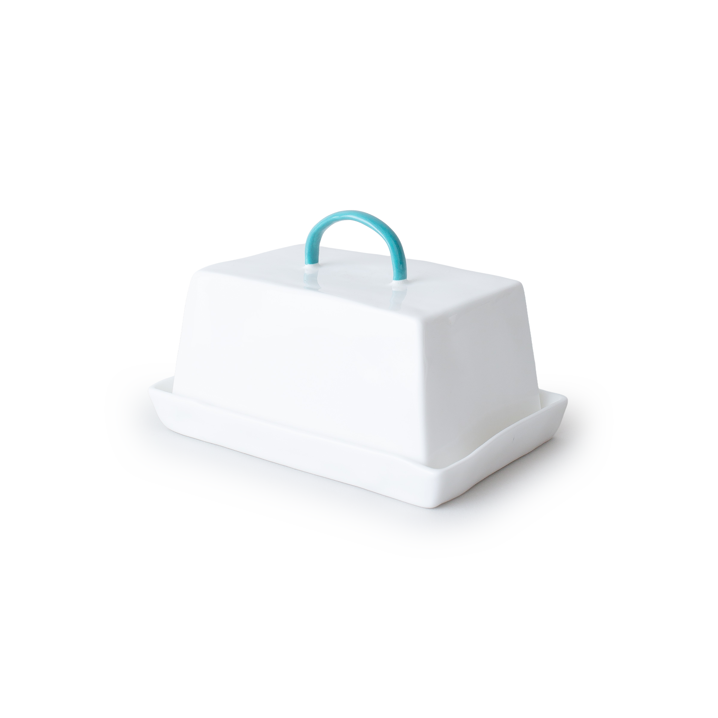 Teal Butter Dish