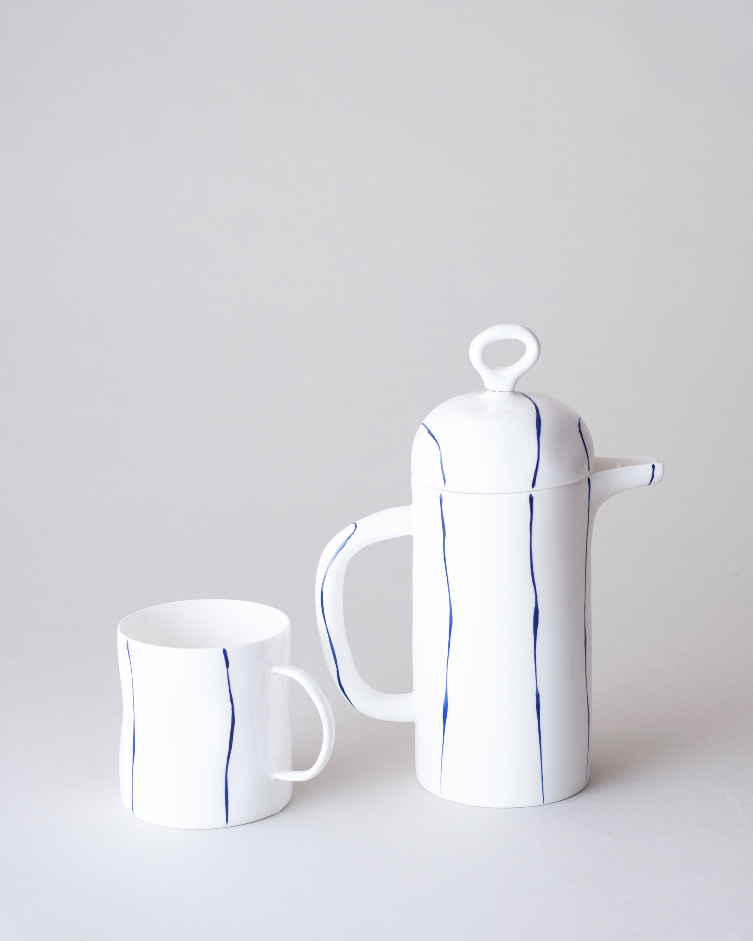 Striped Small Cafetière (500ml)