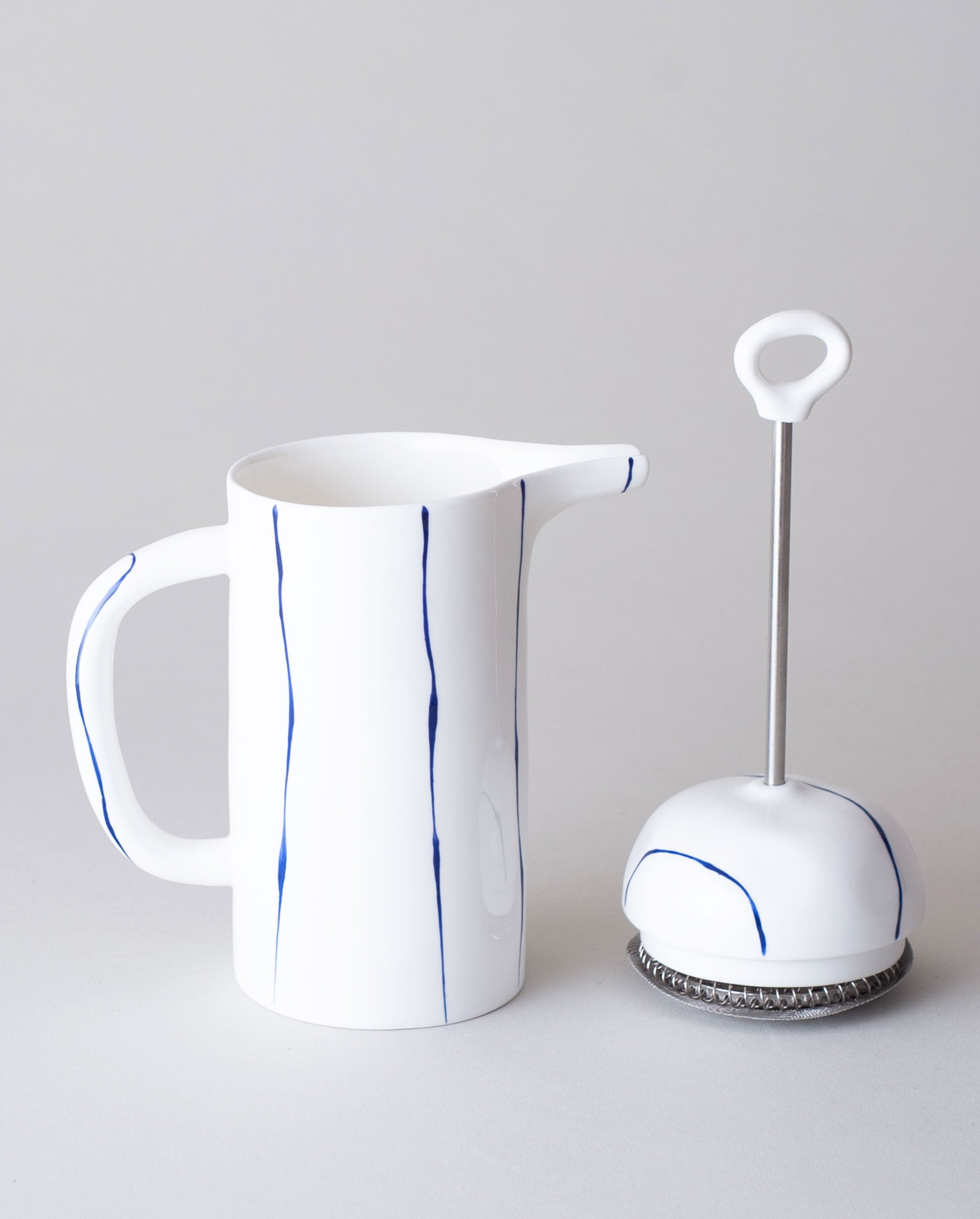 Striped Small Cafetière (500ml)
