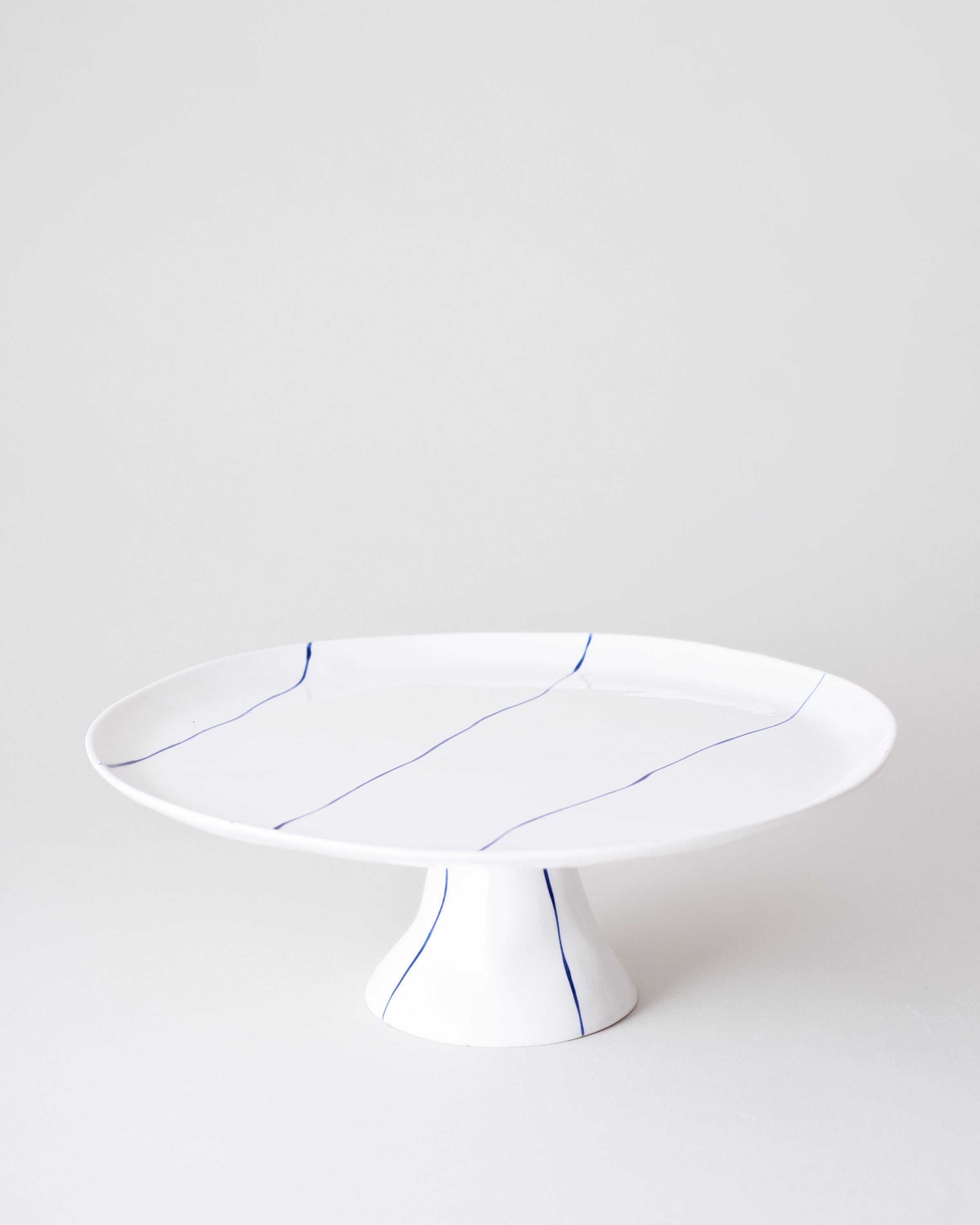Striped Cake Stand