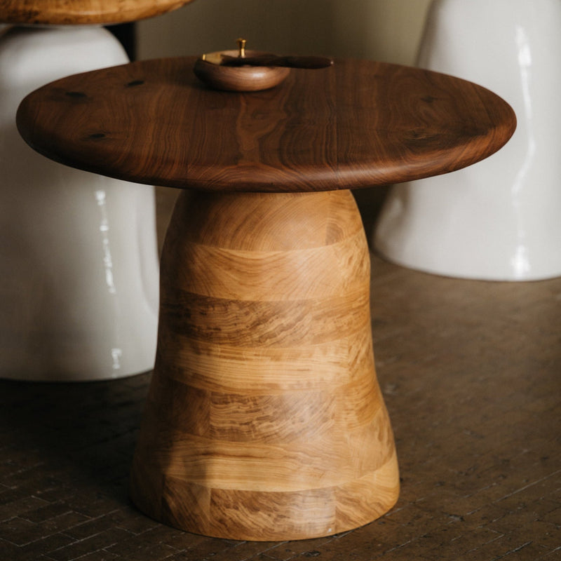 Merrivale Side Table - Wooden Base