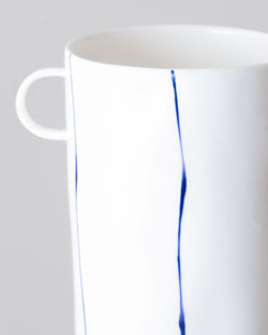 Striped Handled Vase