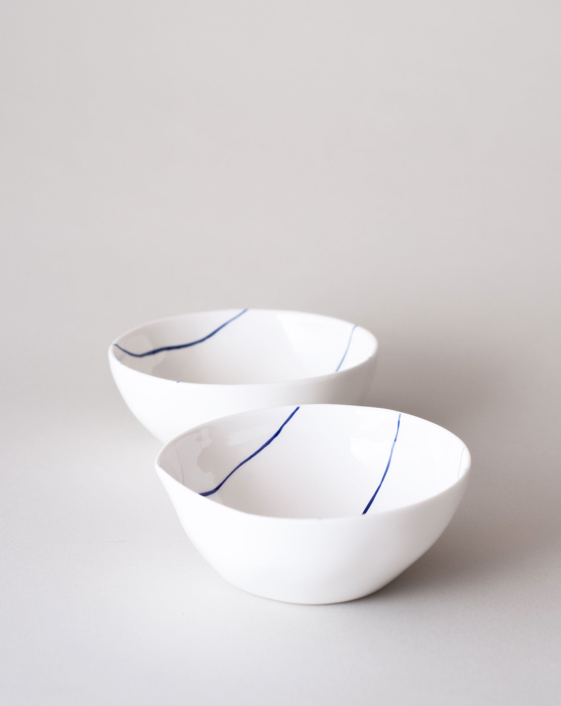 Striped Ice Cream Bowl