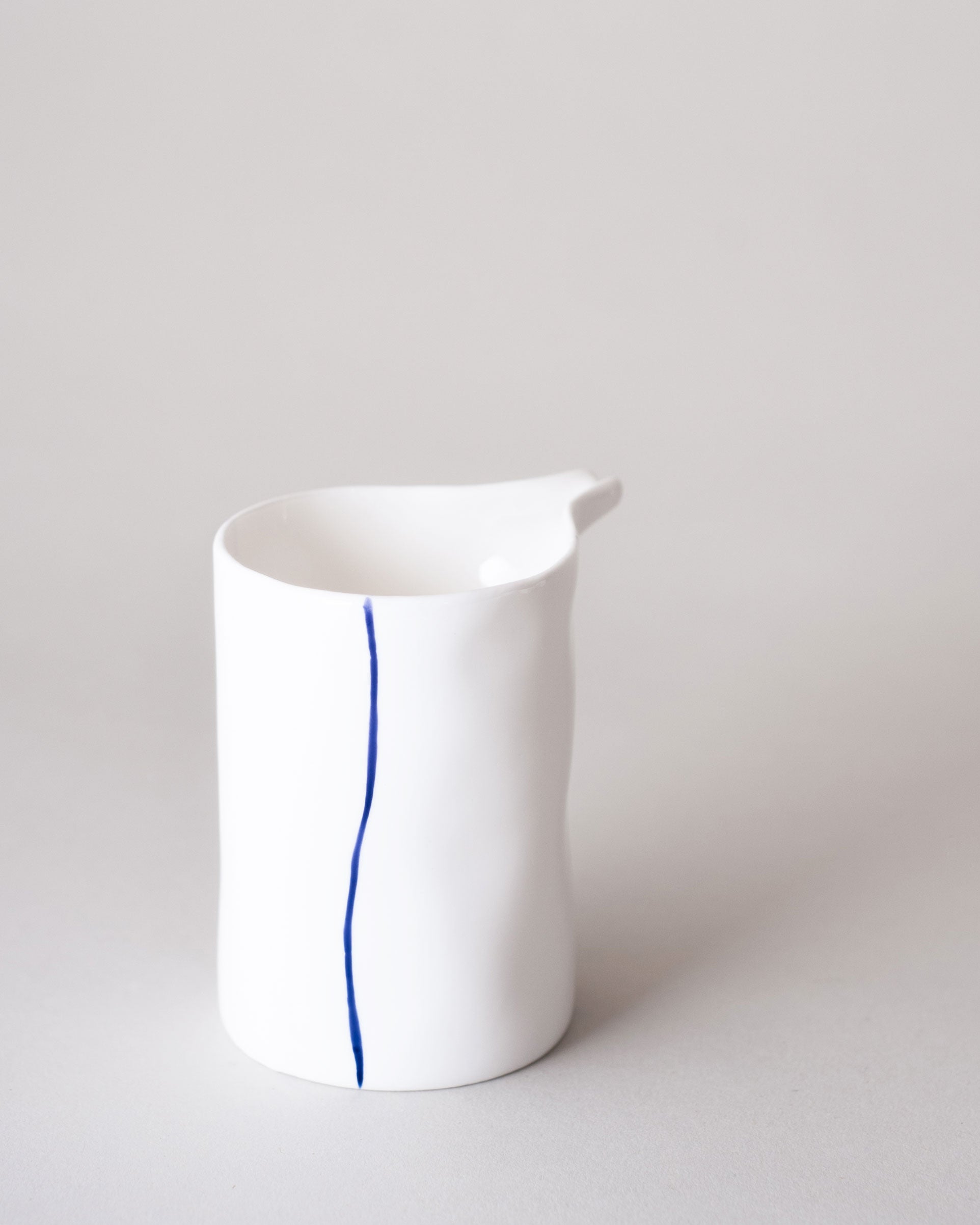 Striped Milk Jug