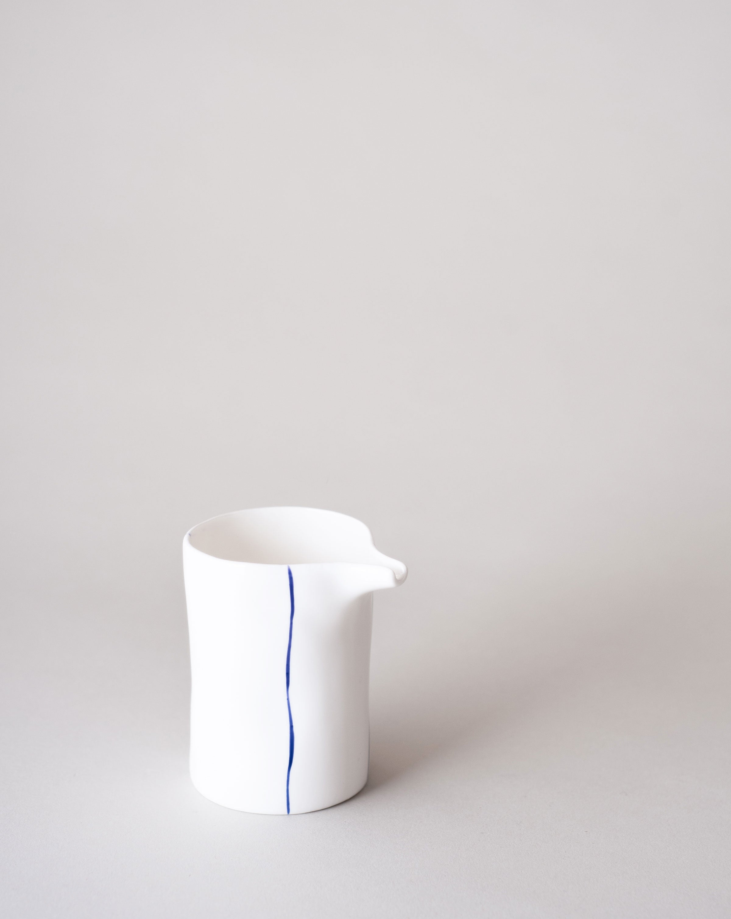 Striped Milk Jug