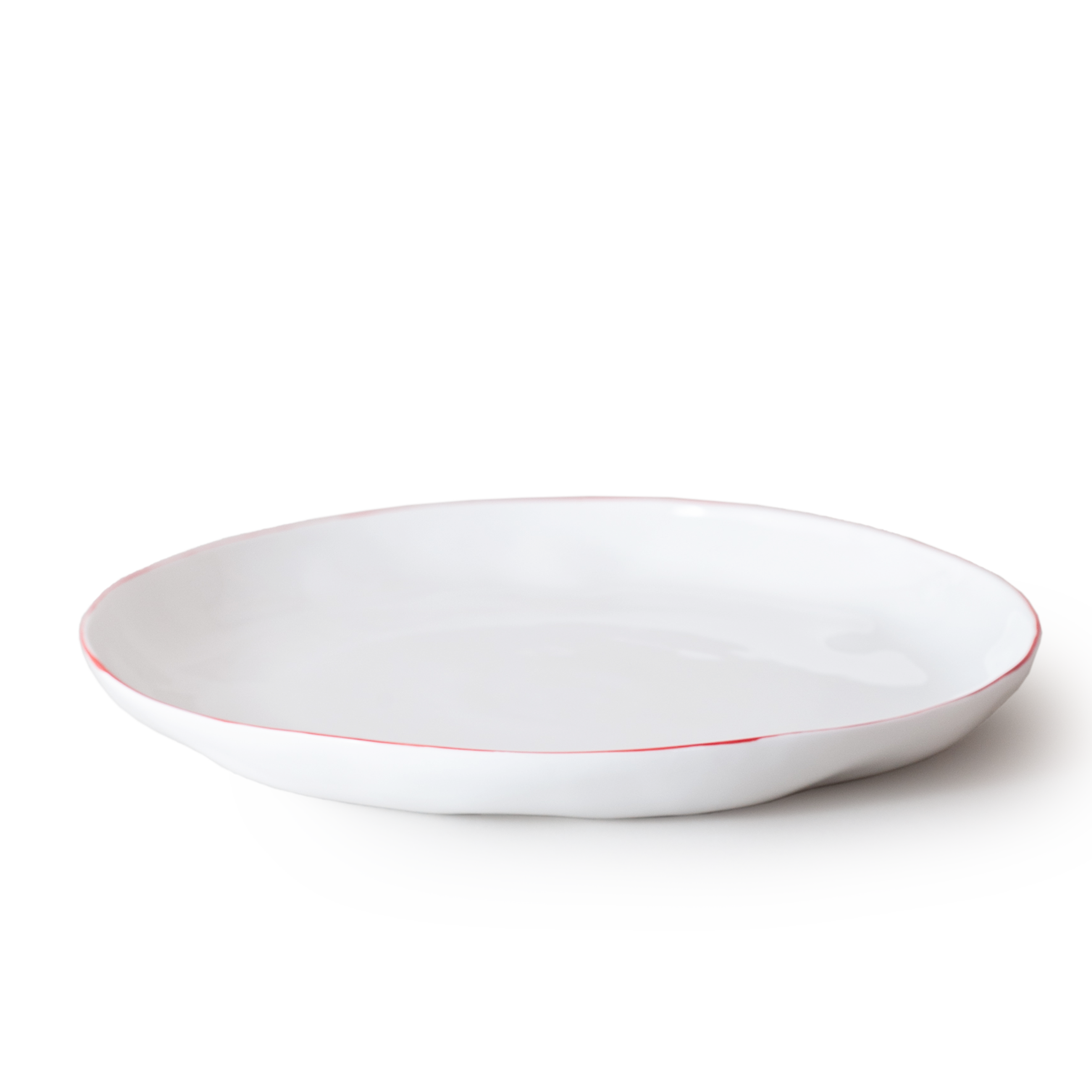 Geranium Shallow Serving Bowl (Seconds)