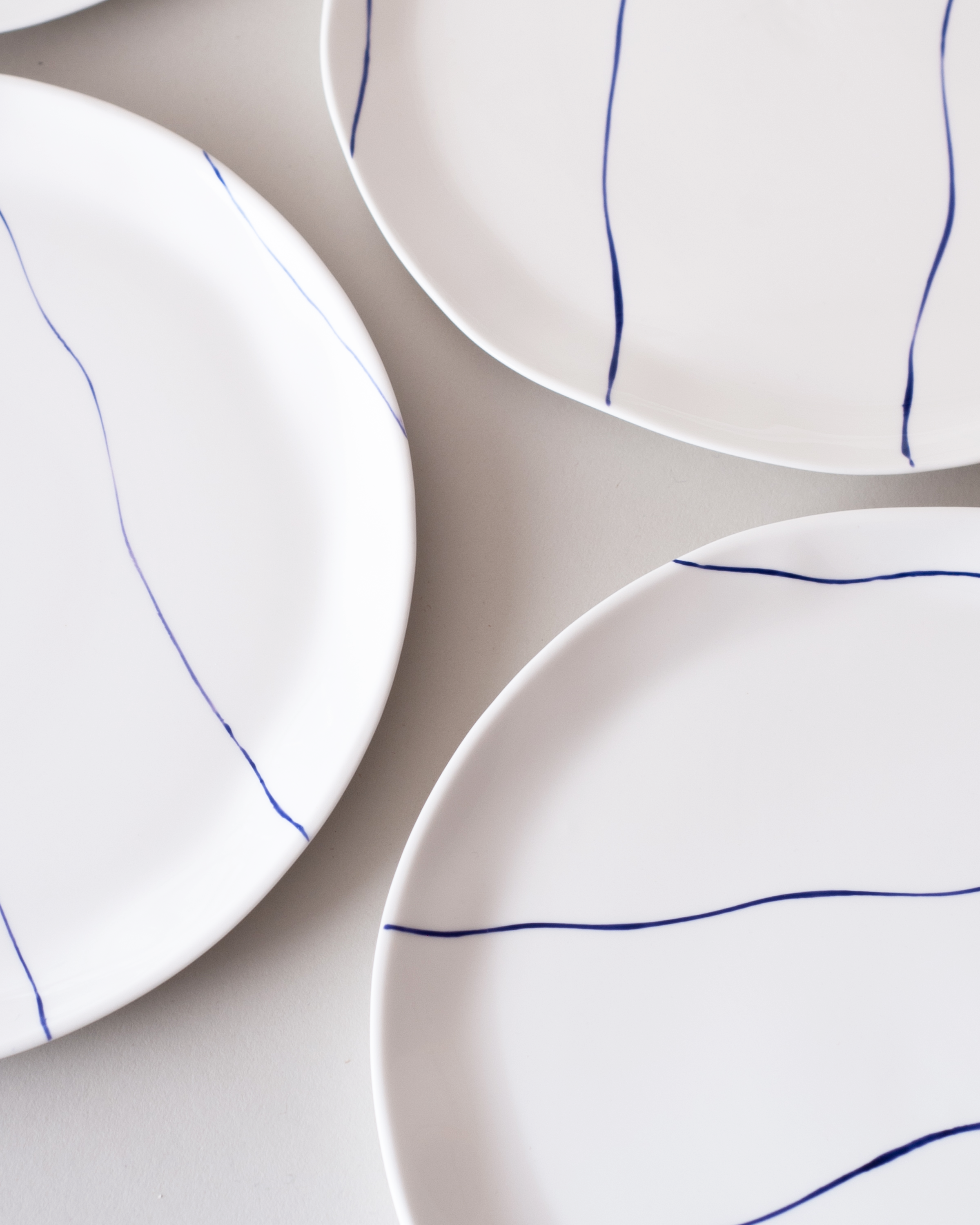 Striped Dinner Plate