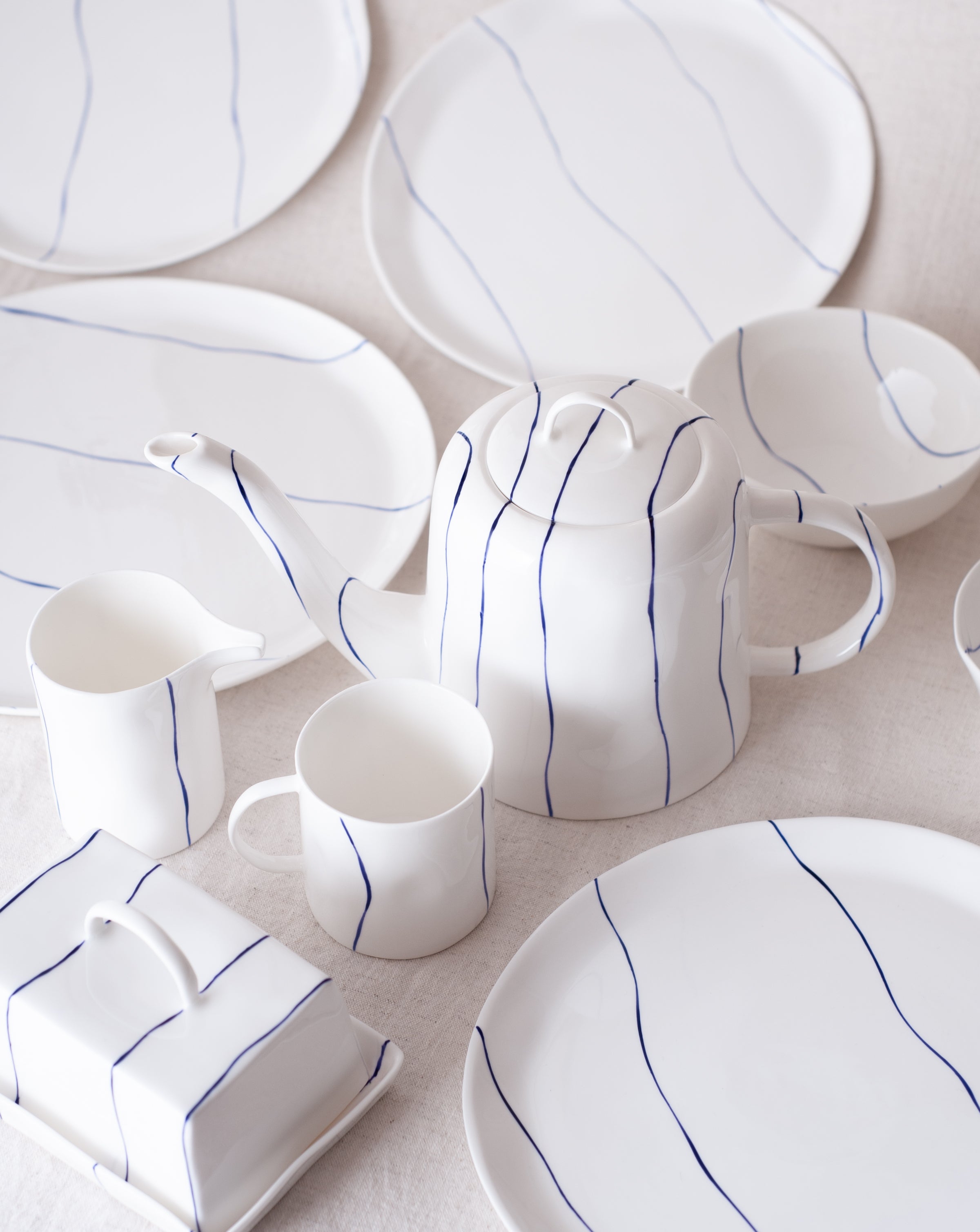 Striped Teapot (1l)
