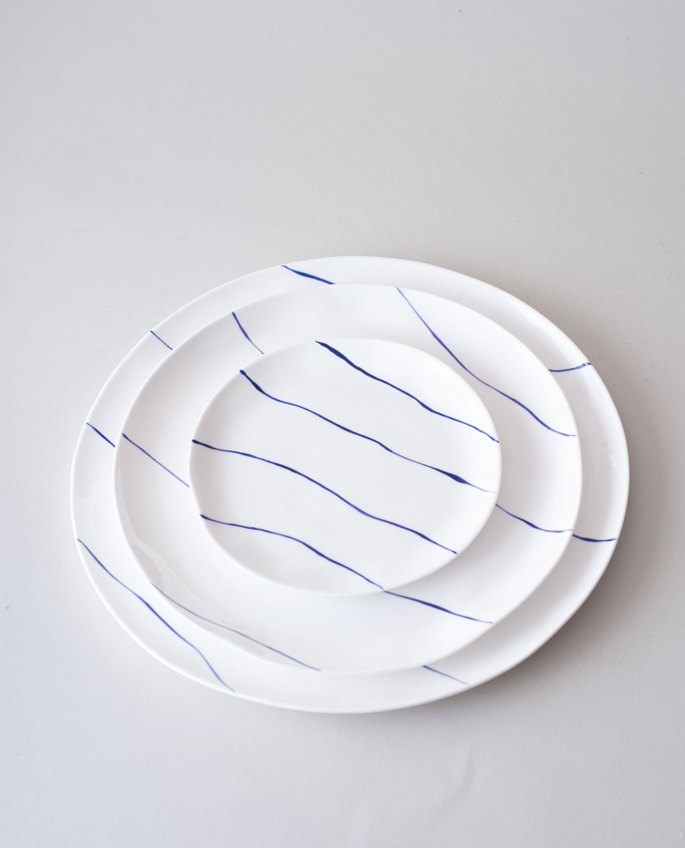 Striped Dinner Plate