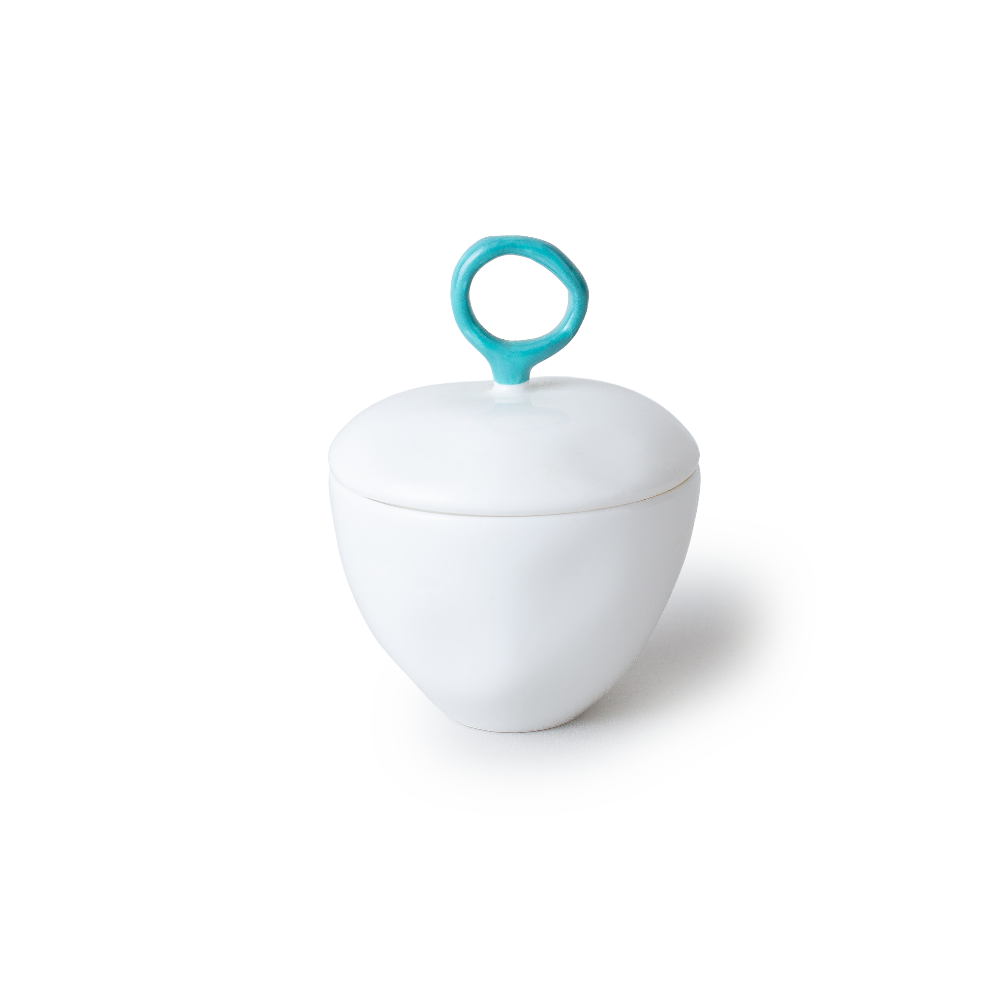 Teal Sugar Bowl