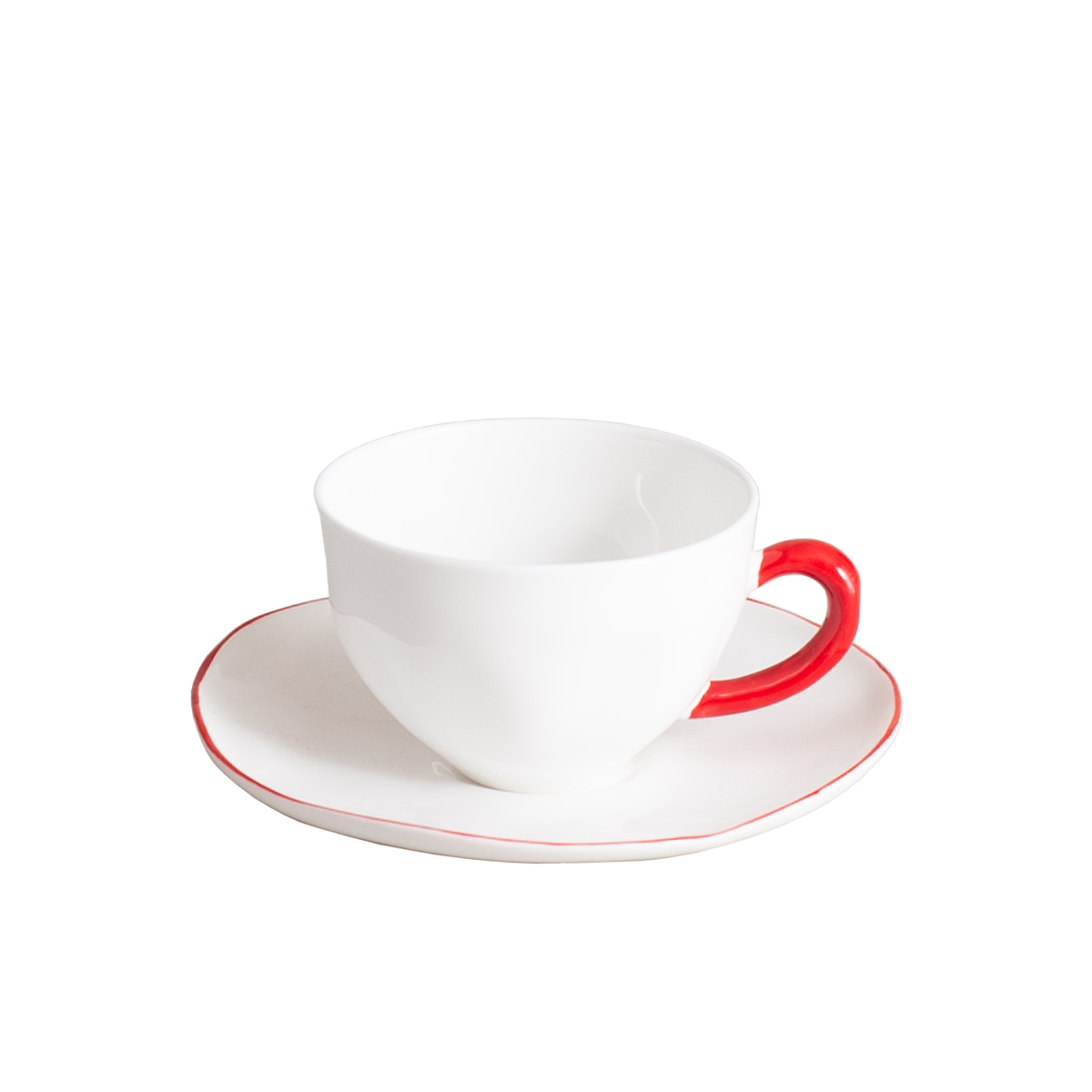 Geranium Teacup & Saucer (Seconds)