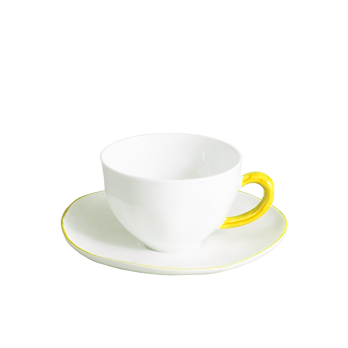 Yellow Teacup & Saucer (Seconds)