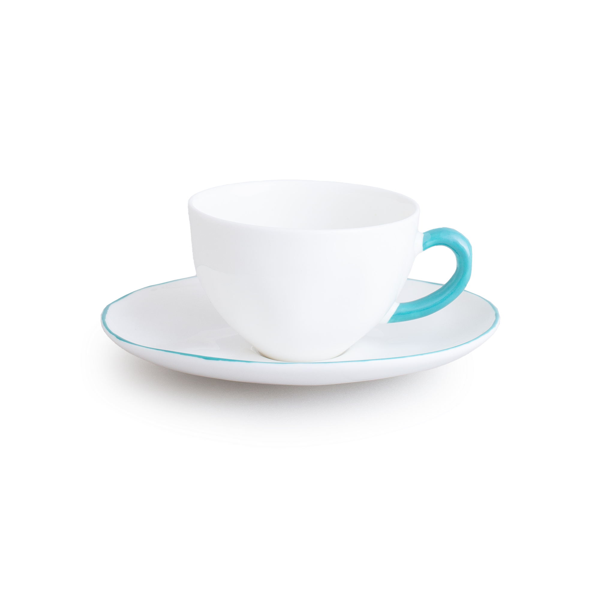 Teal Teacup & Saucer (Seconds)