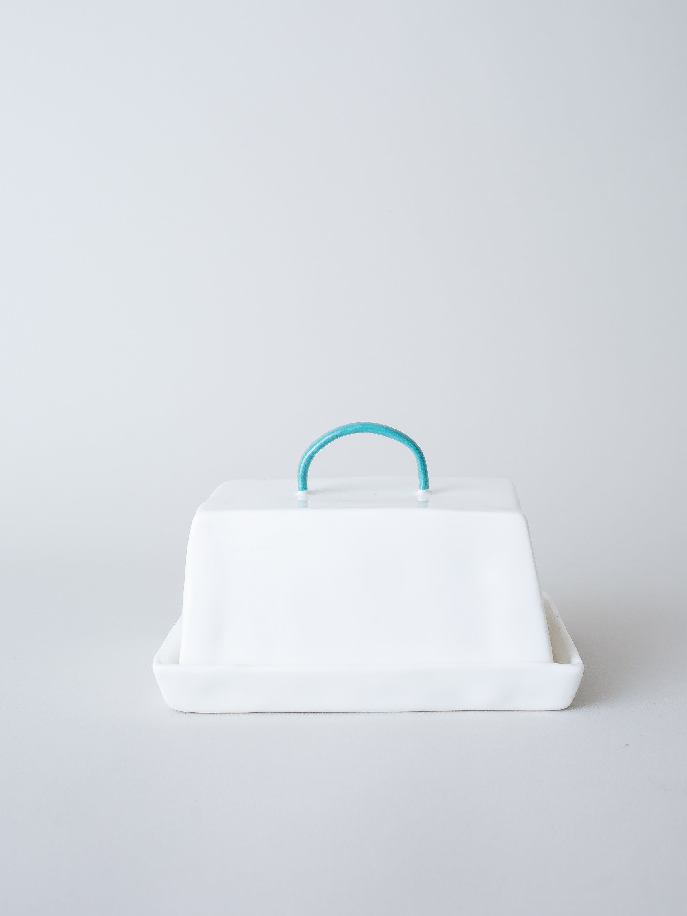 Teal Butter Dish