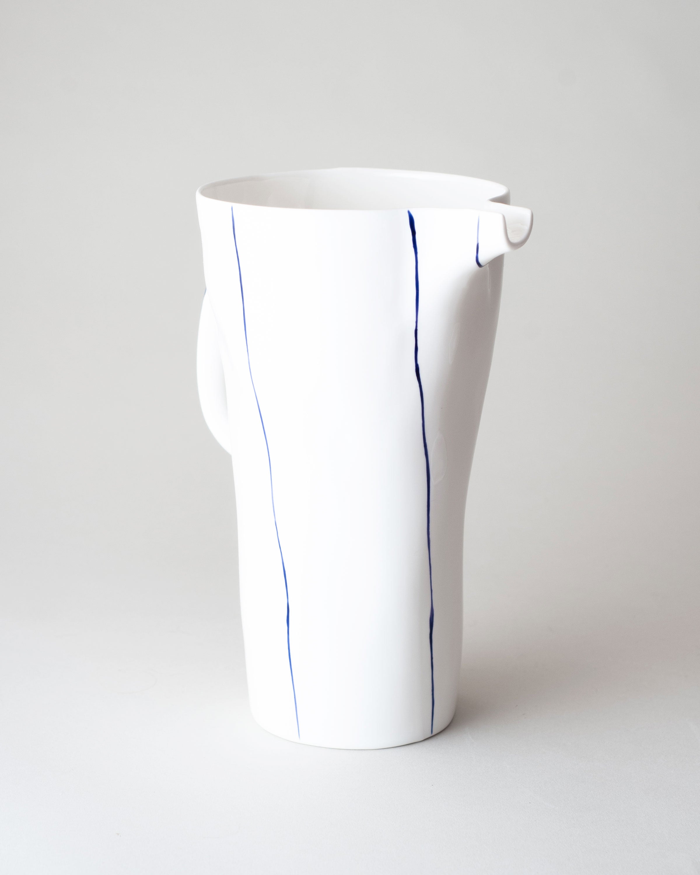 Striped Water Jug