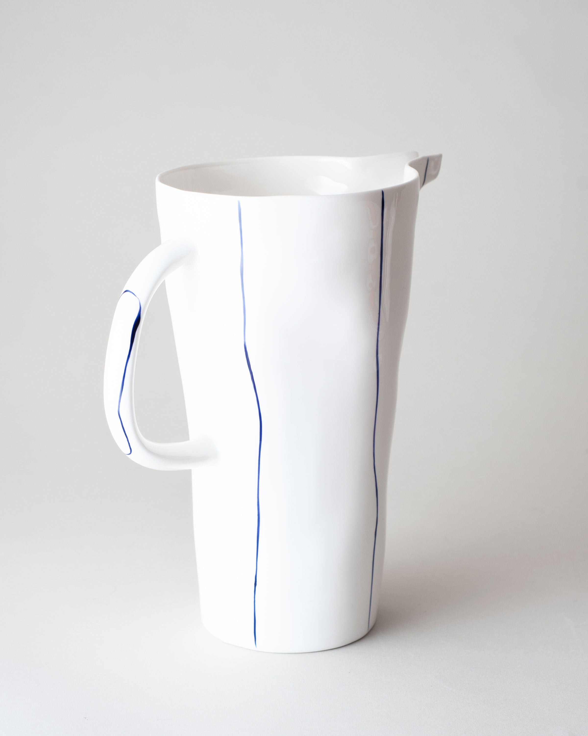 Striped Water Jug