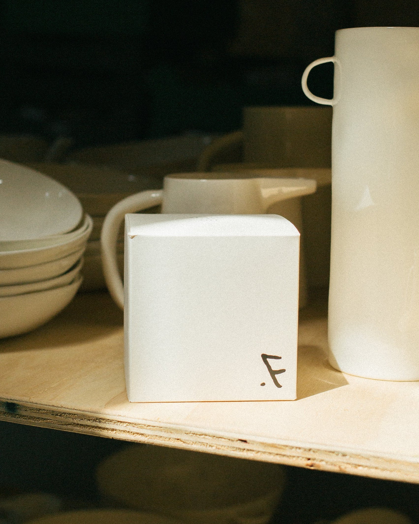 Fine Bone China Khaki Bauble