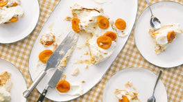 Brown Sugar, Apricot & Ricotta Pavlova