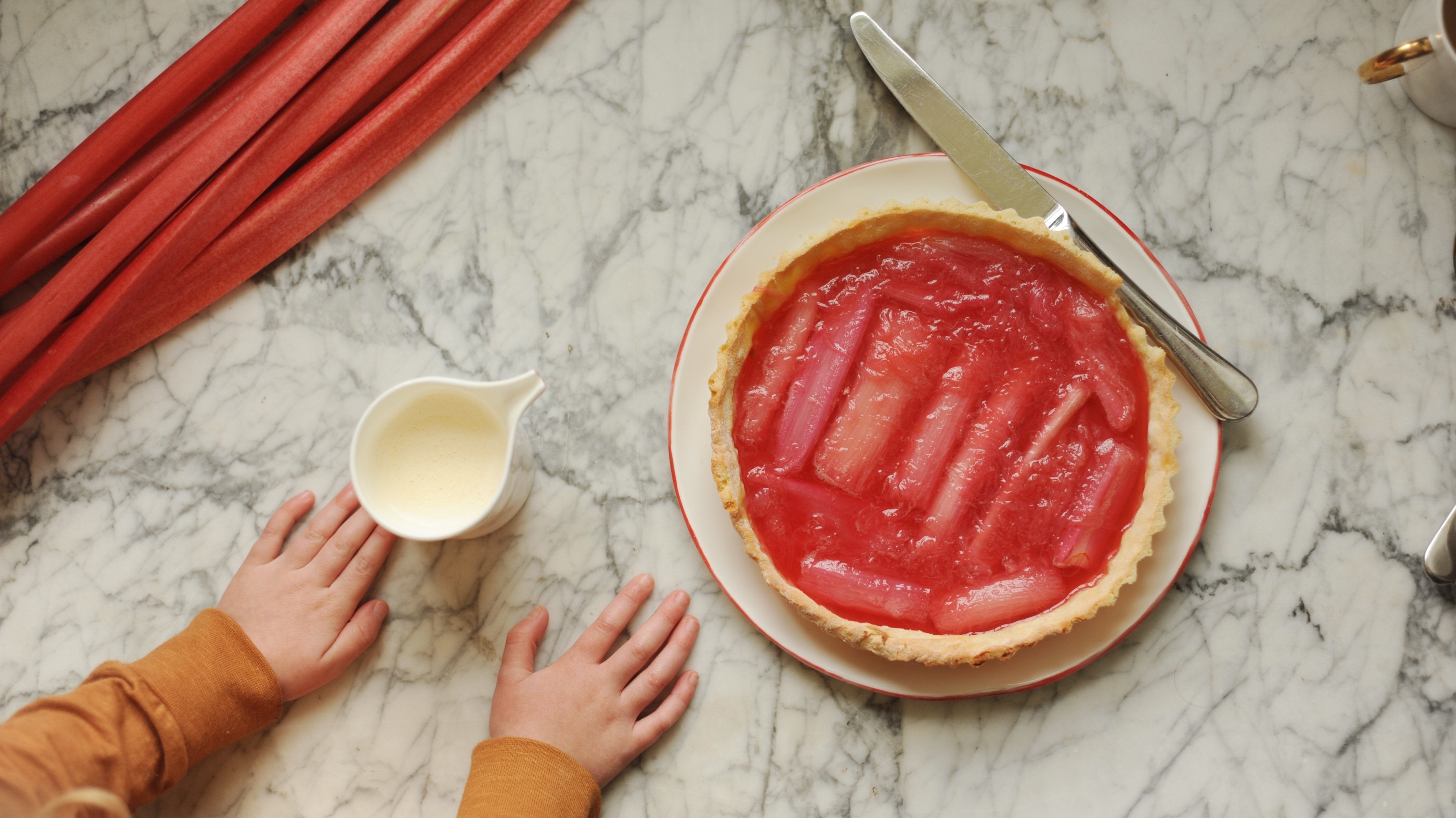 My Great Great Grandpa's Cookbook: Rhubarb Tart