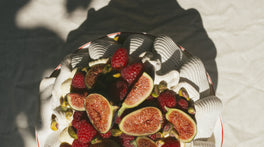 Fig, Raspberry and Pistachio Pavlova