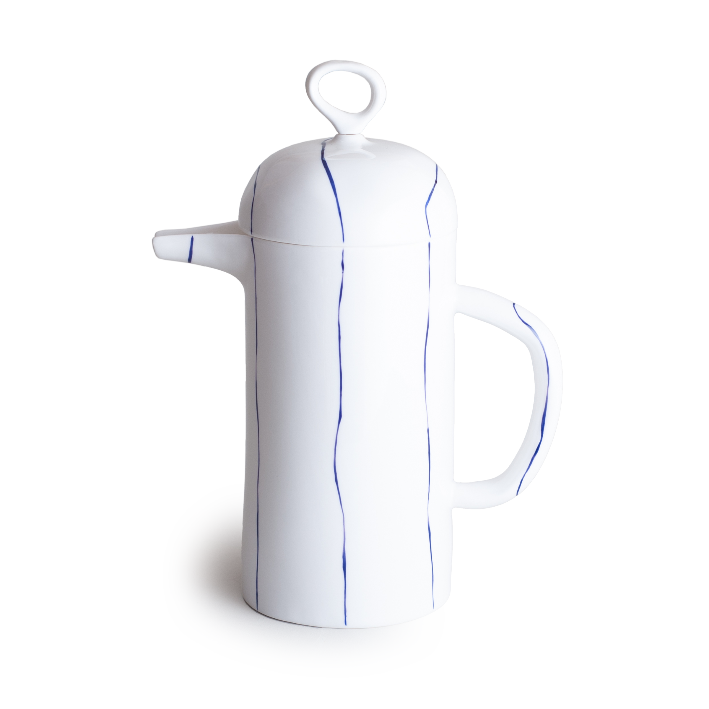 Striped Large Cafetiere (1l)