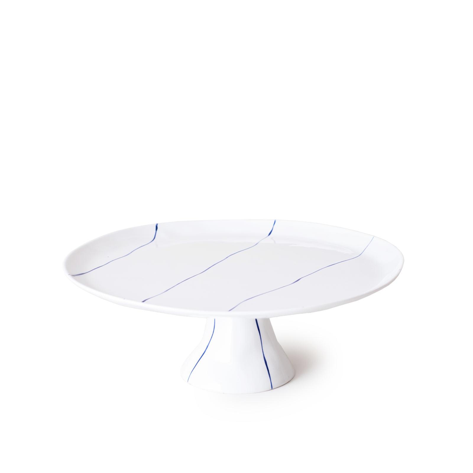 Striped Cake Stand