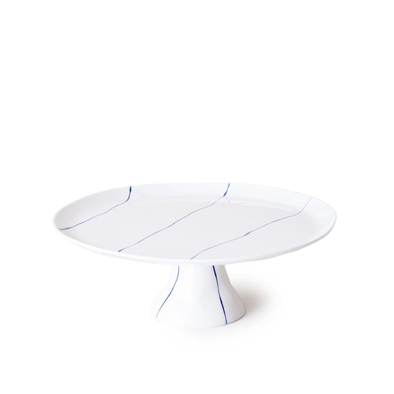 Striped Cake Stand