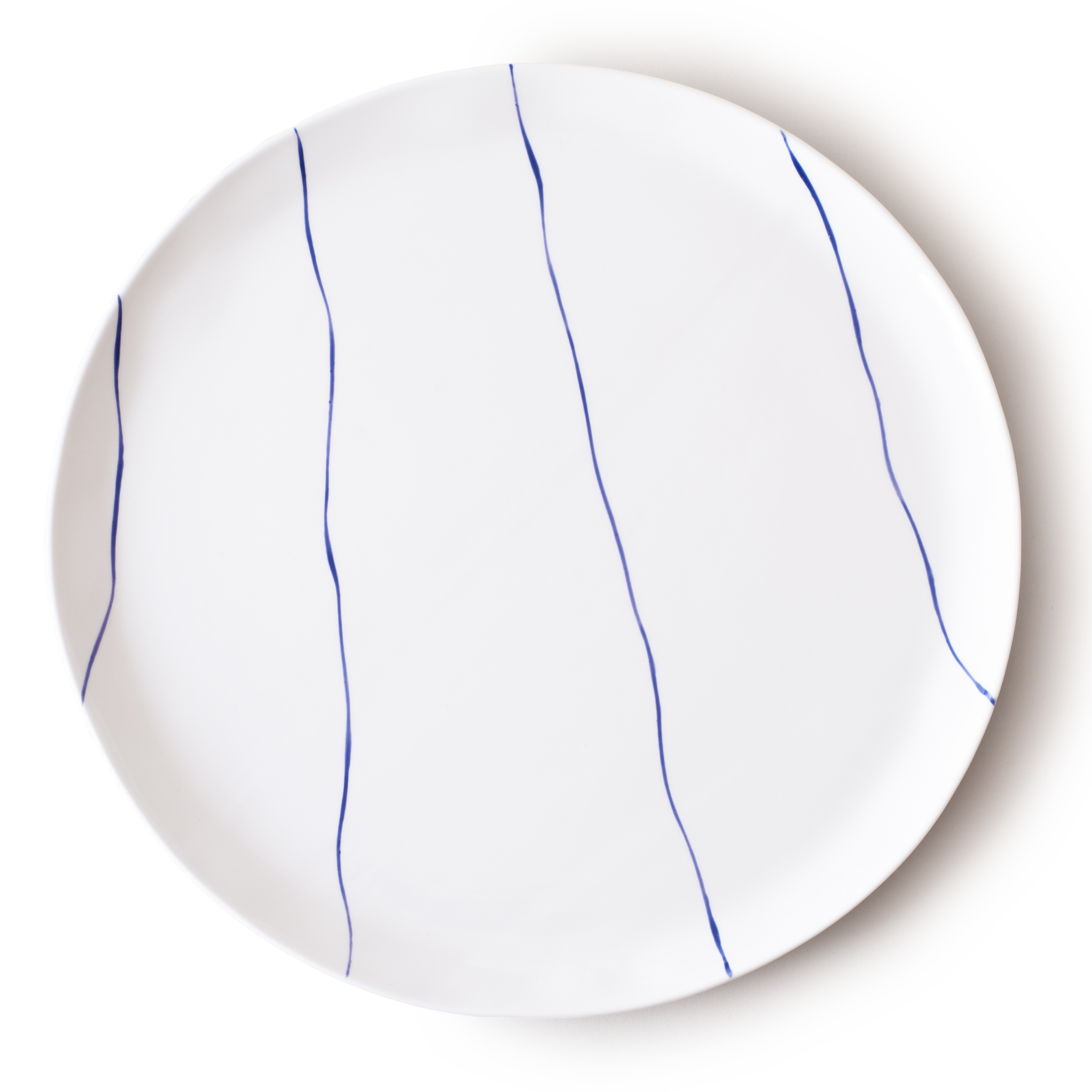 Striped Dinner Plate