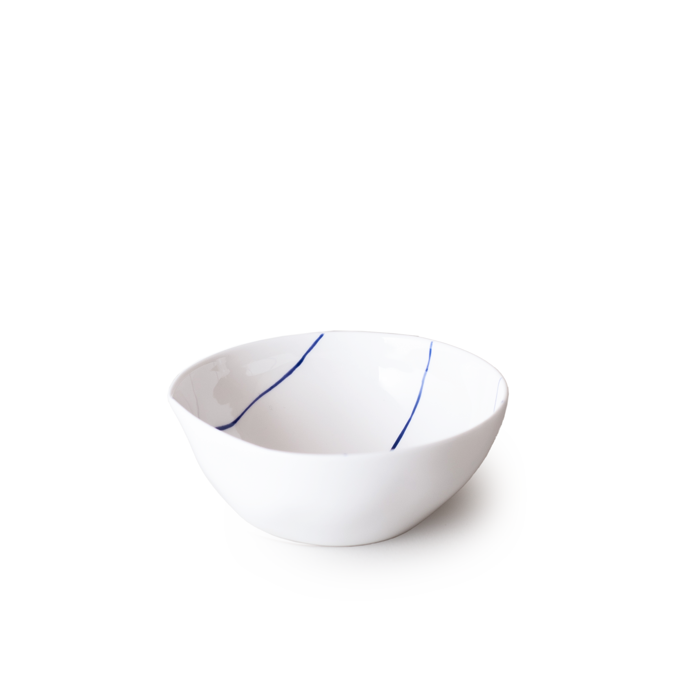 Striped Ice Cream Bowl